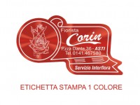 Etichette adesive per fioristi, fiorai e vivaisti (mm 52X29)  (cod.10G)